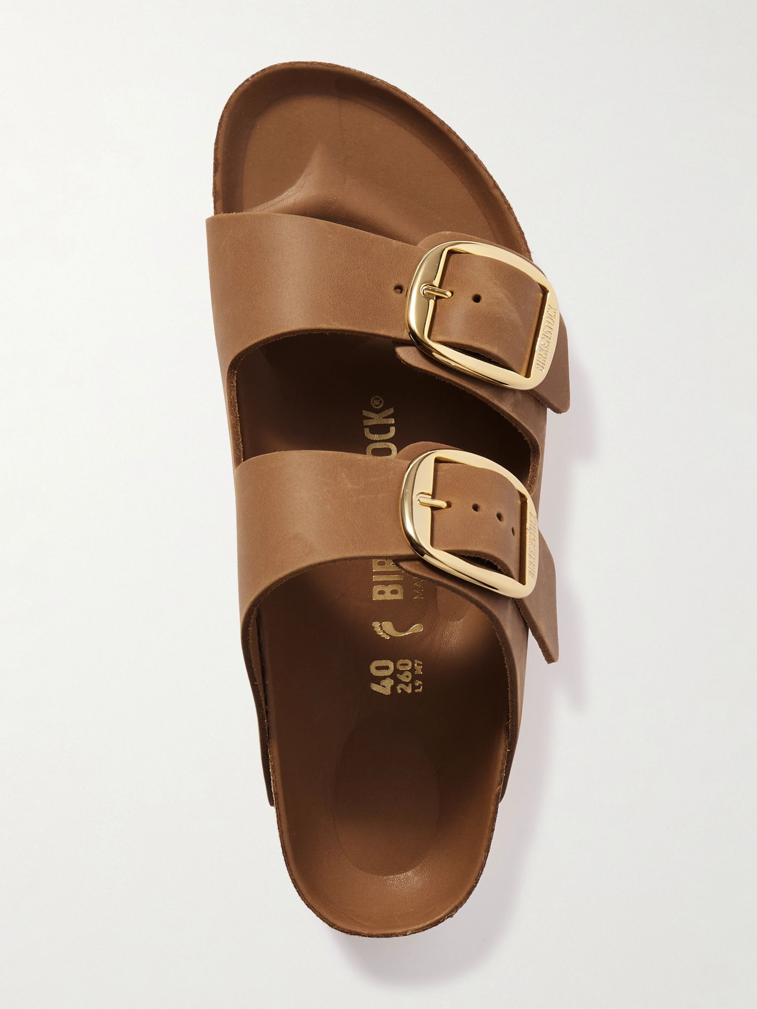 Arizona oiled leather sandals Tan - 5