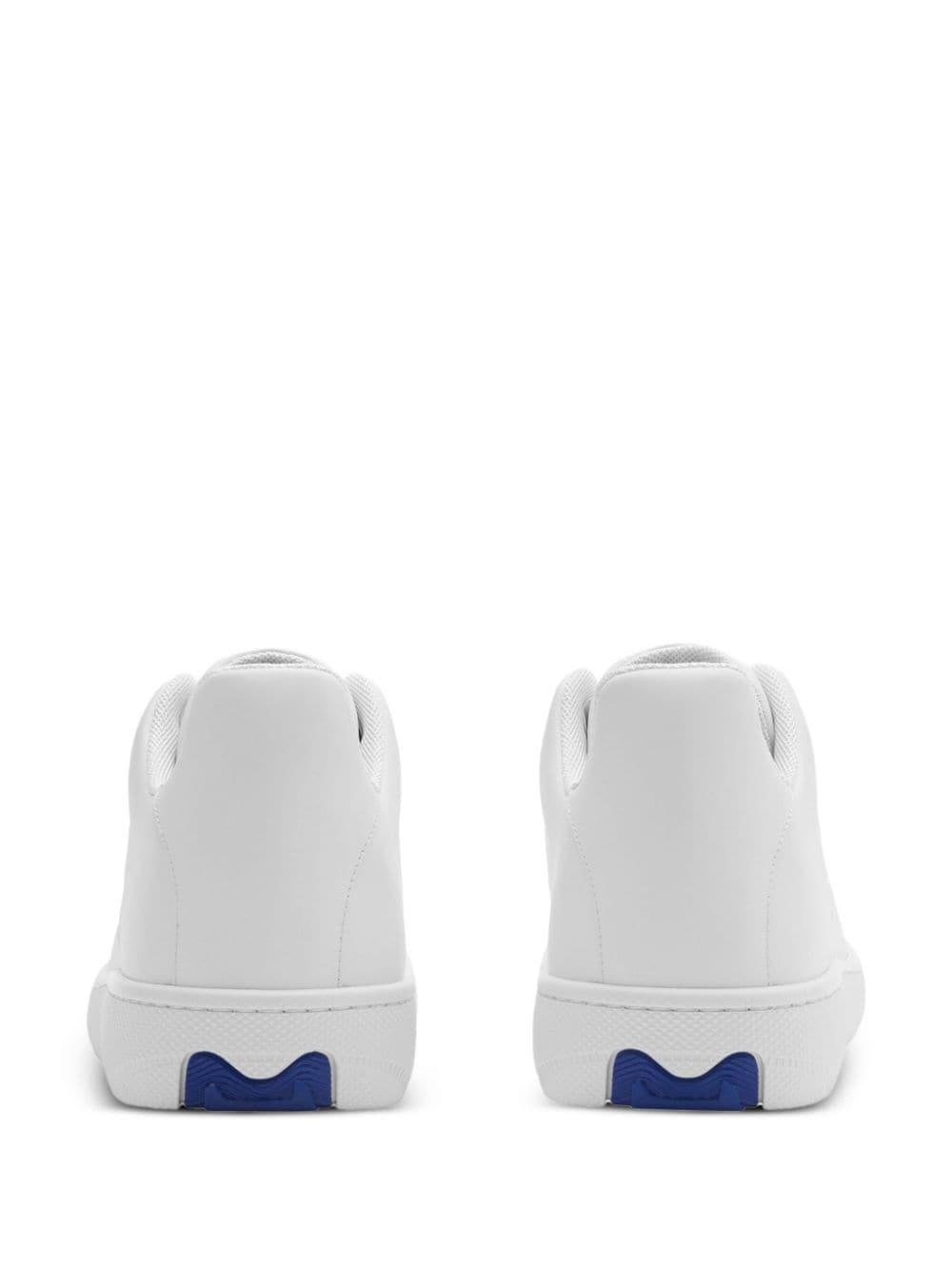 debossed-logo leather sneakers - 3