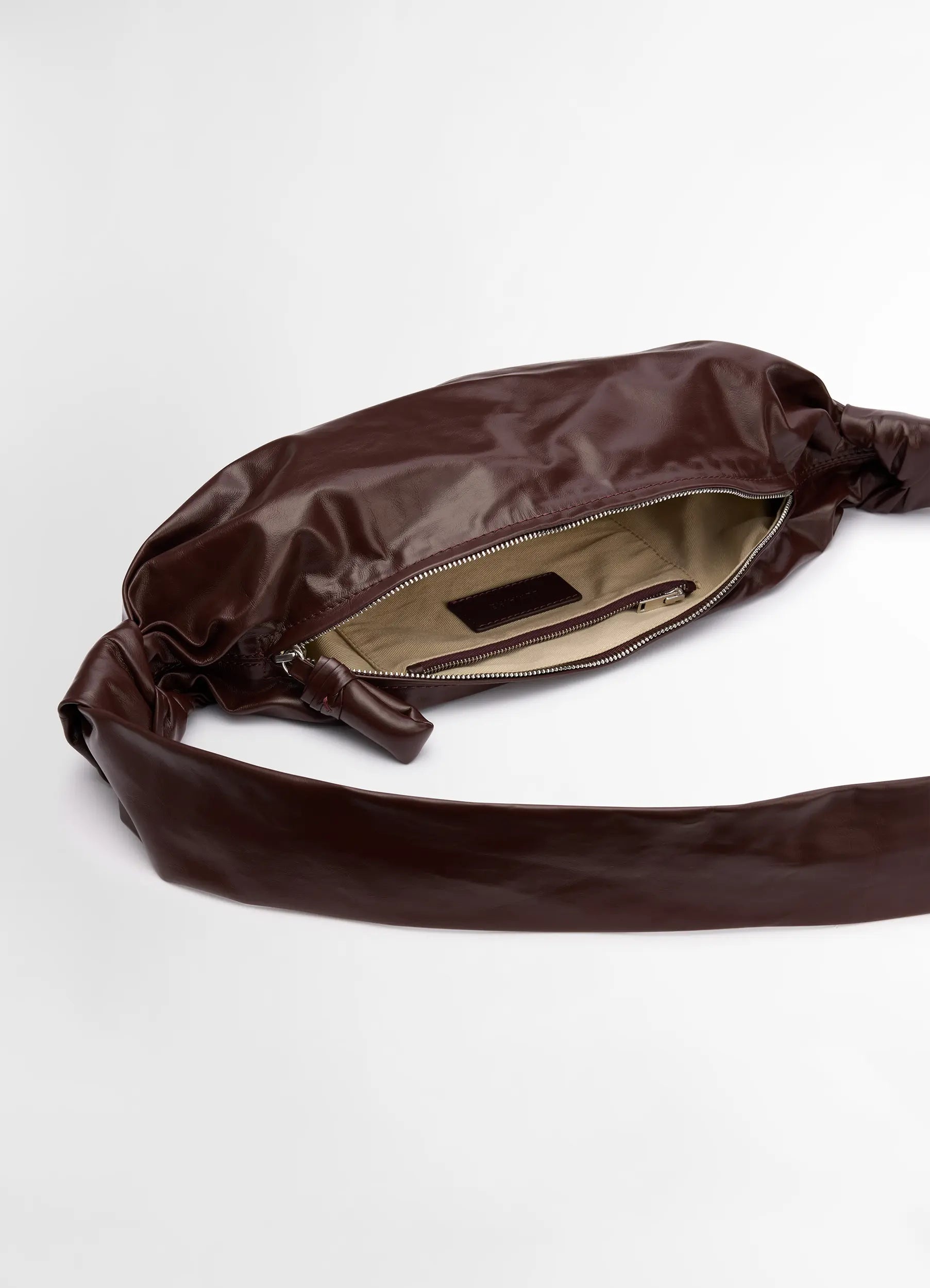 SMALL SOFT CROISSANT BAG - 4