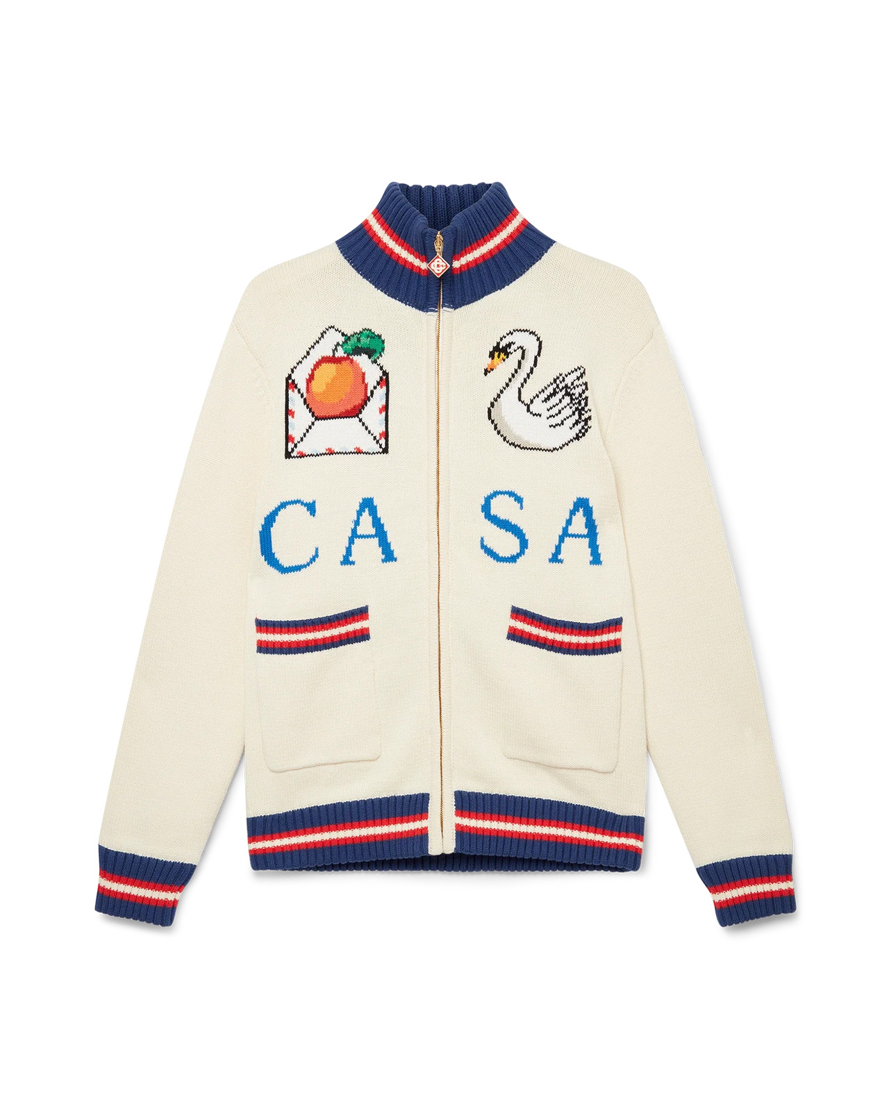 Casa Swan Zip Up Jacket - 1