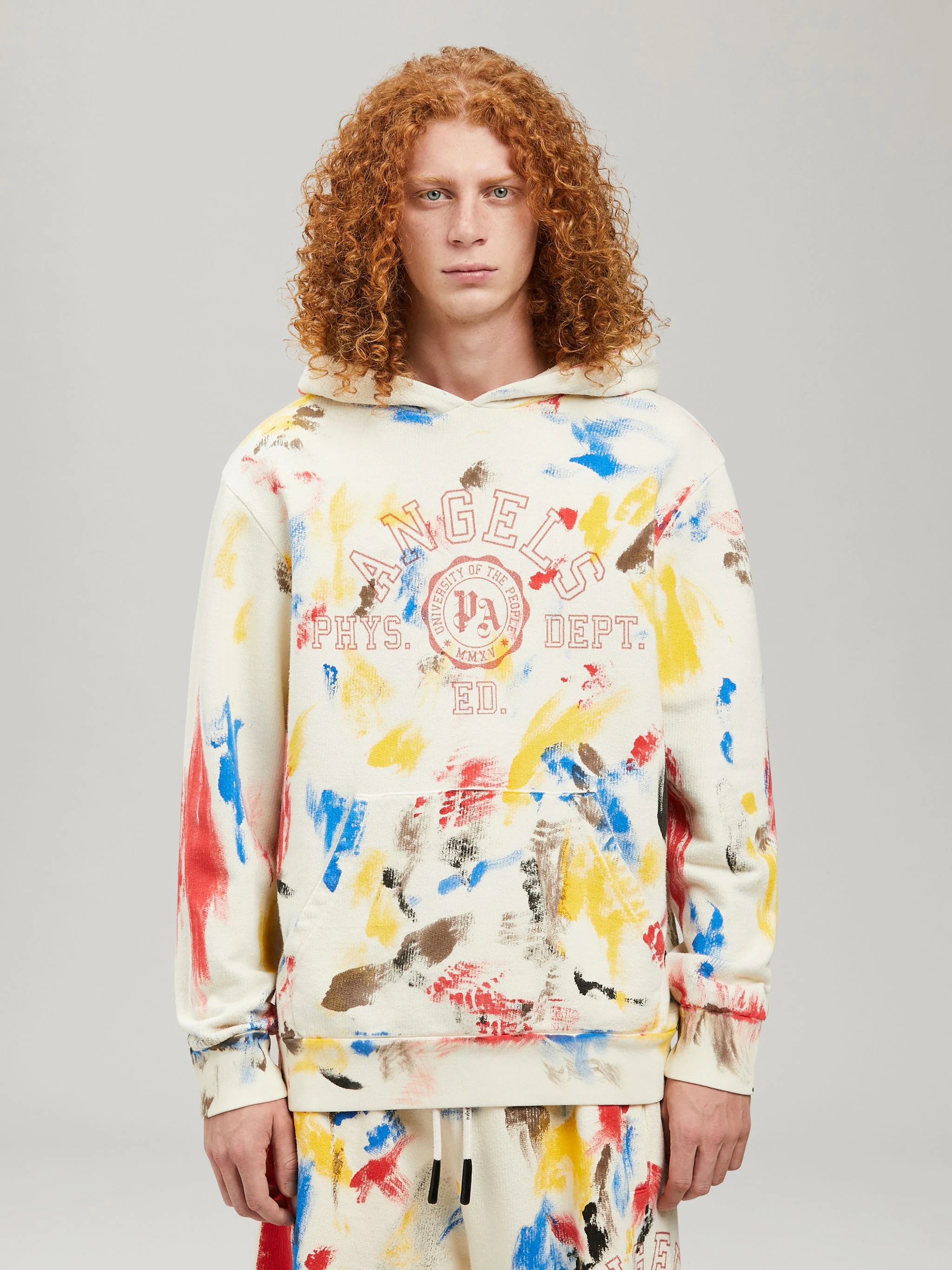 PAINTED COLLEGE HOODIE - 3