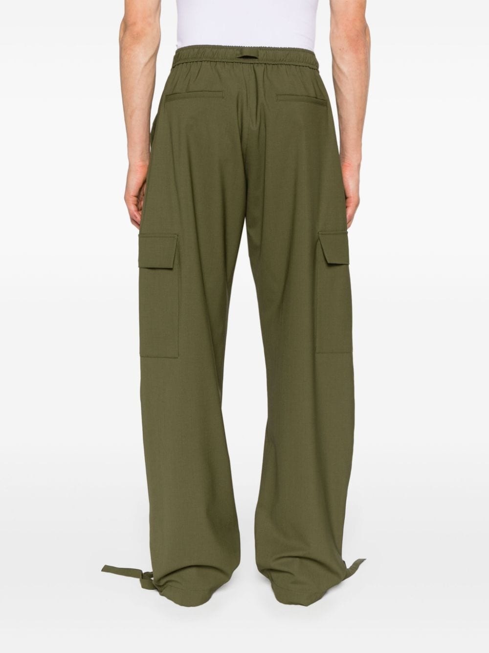 straight cargo trousers - 4