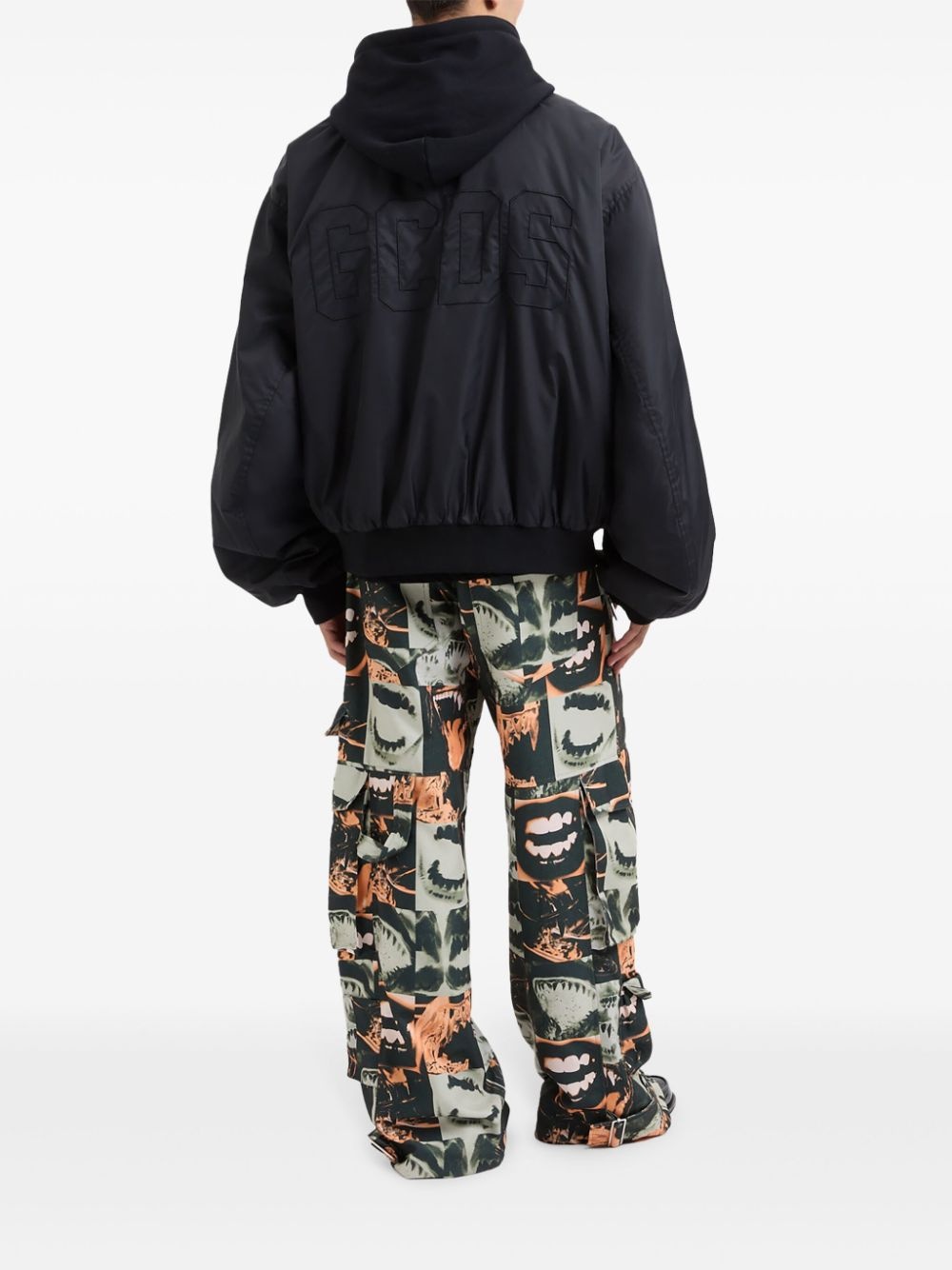 hooded bomber jacket - 3