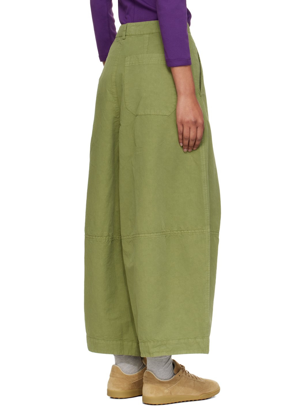 Green Deadbeat Trousers - 3