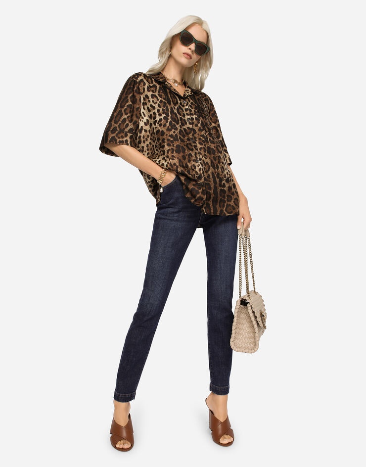 Deep blue denim Audrey jeans - 5