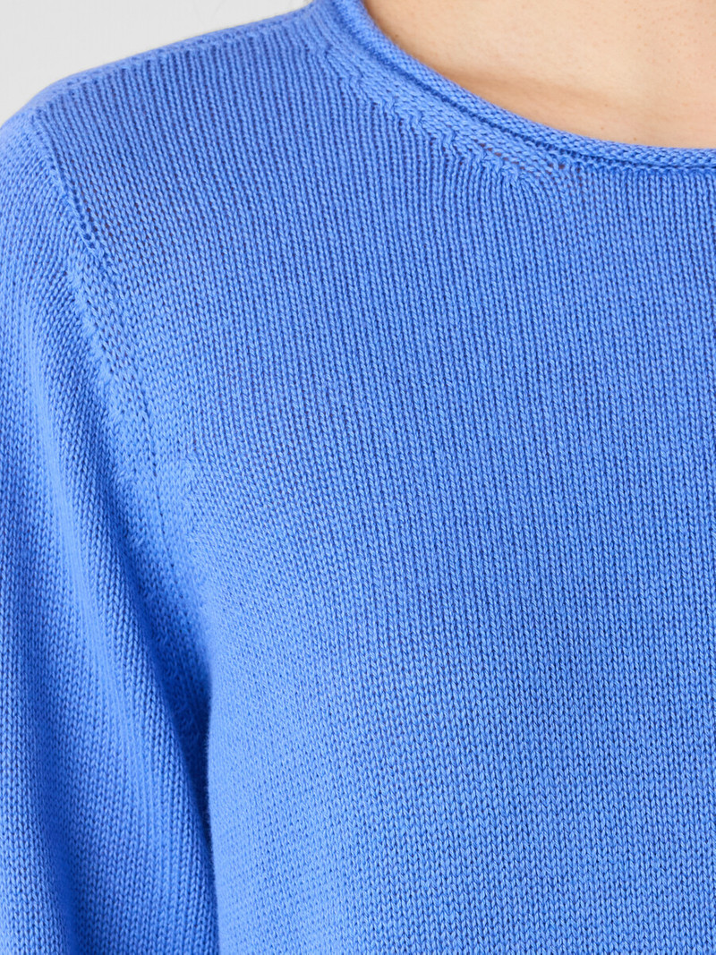 Peruvian Cotton Blend Jewel Neck Top 5