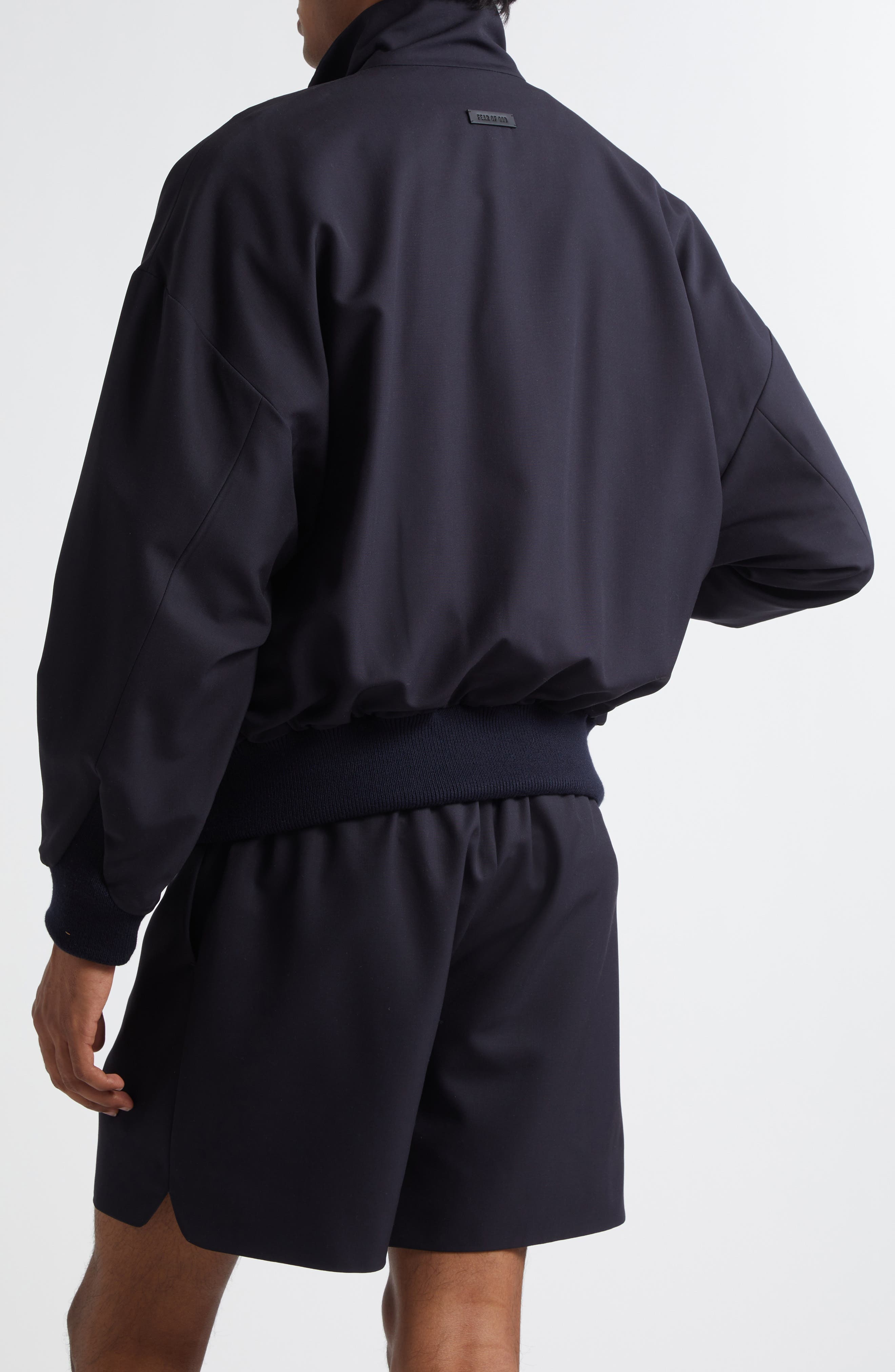 Fear of God High Neck Track Jacket in Navy at Nordstrom - 3