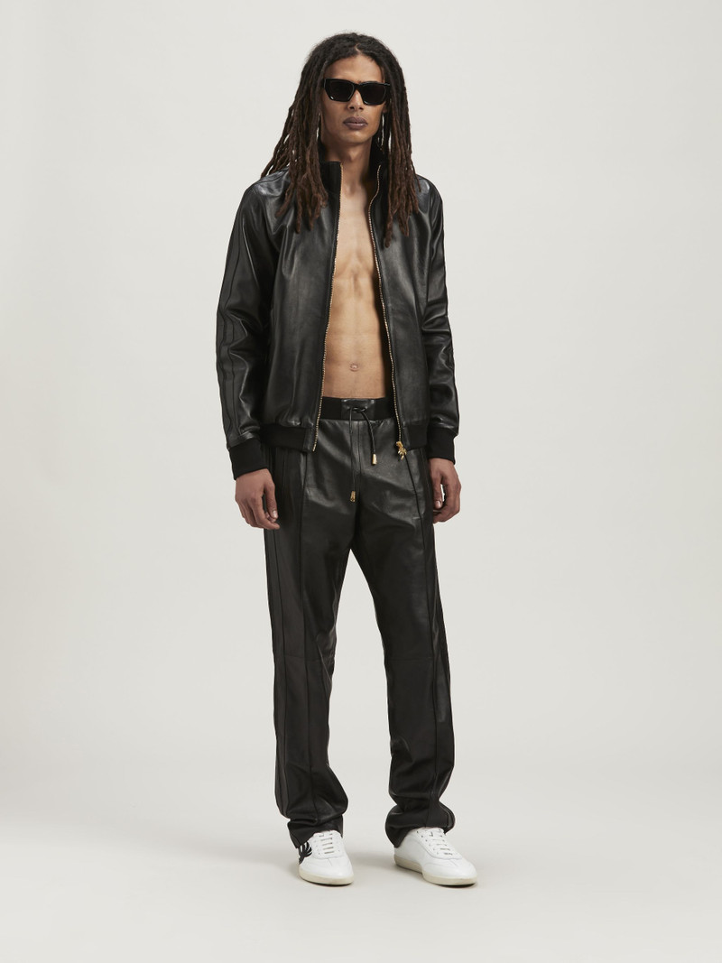 Palm Angels LEATHER TRACK PANTS outlook