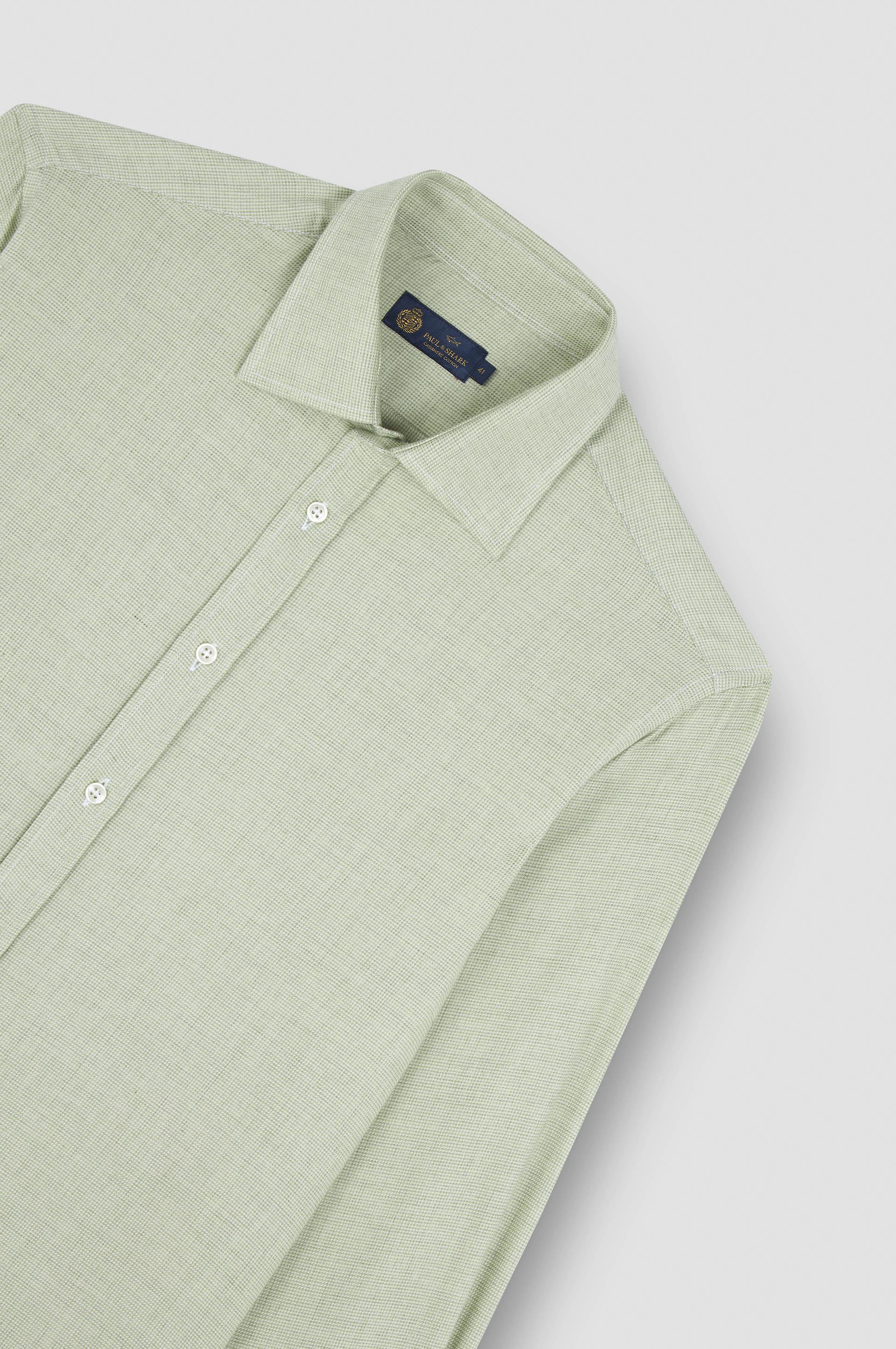 CASHMERE AND COTTON SHIRT - 5