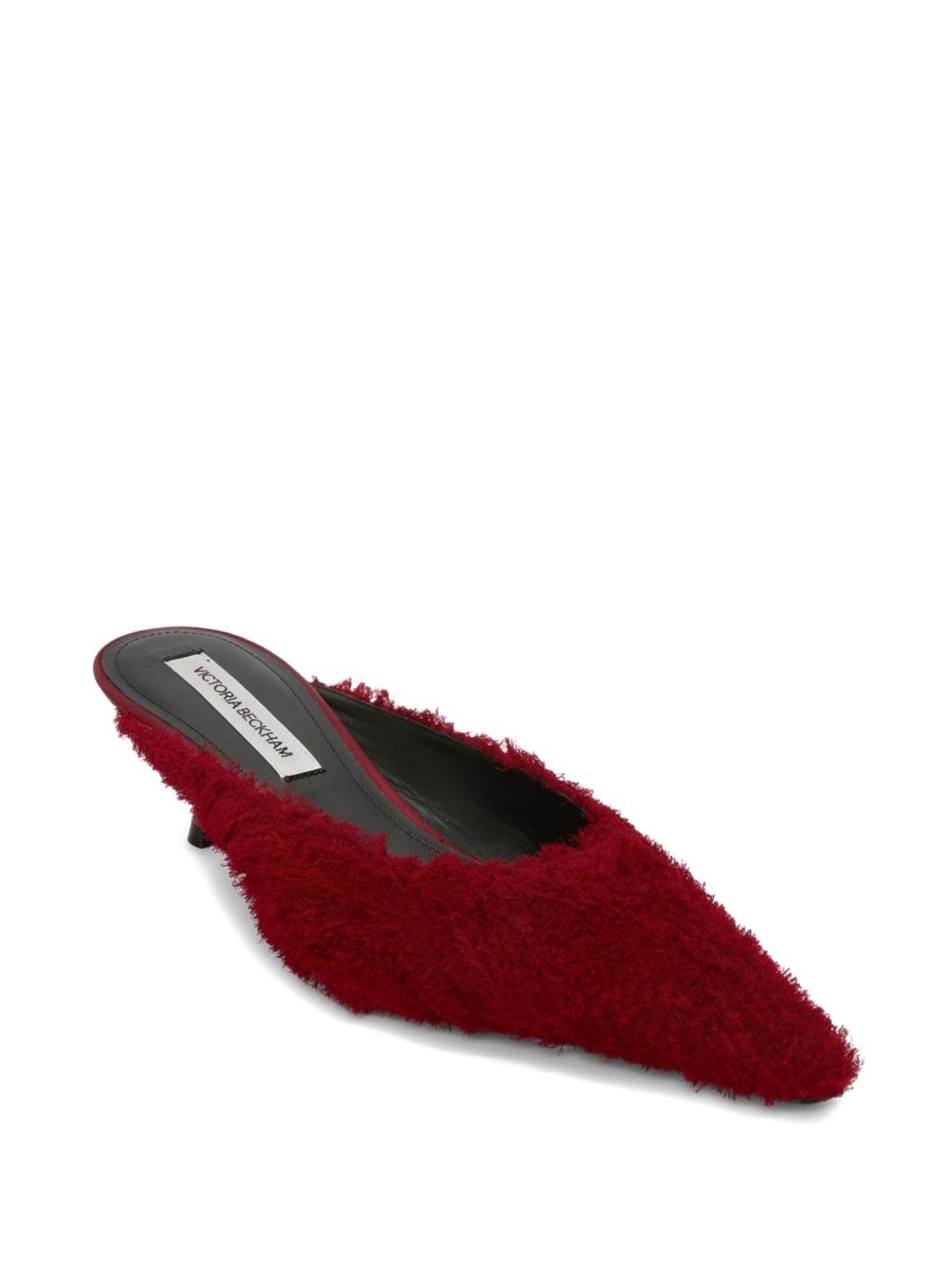 45mm Sloan pointed-toe fringed mules - 2