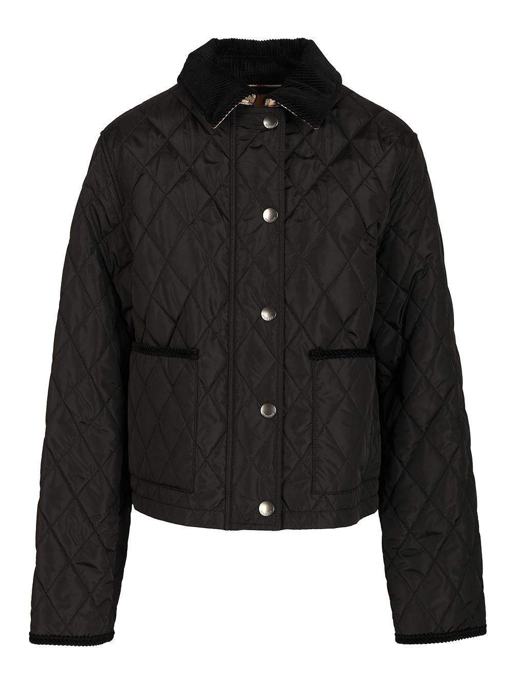 Cropped Jacket Jackets Black - 1