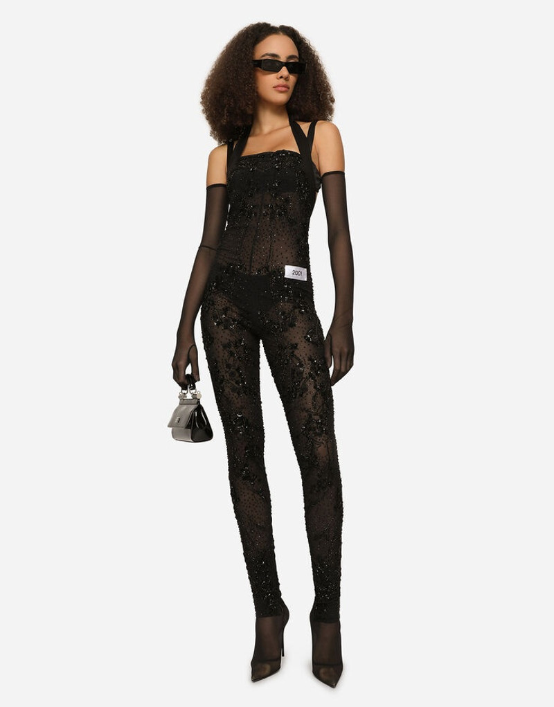 Marquisette jumpsuit with embroidery 6