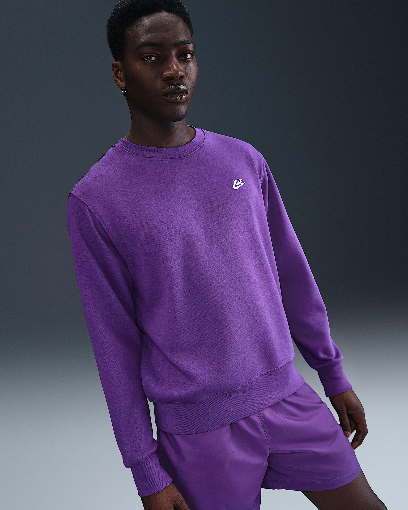 Nike Club Men's Fleece Crew - 1