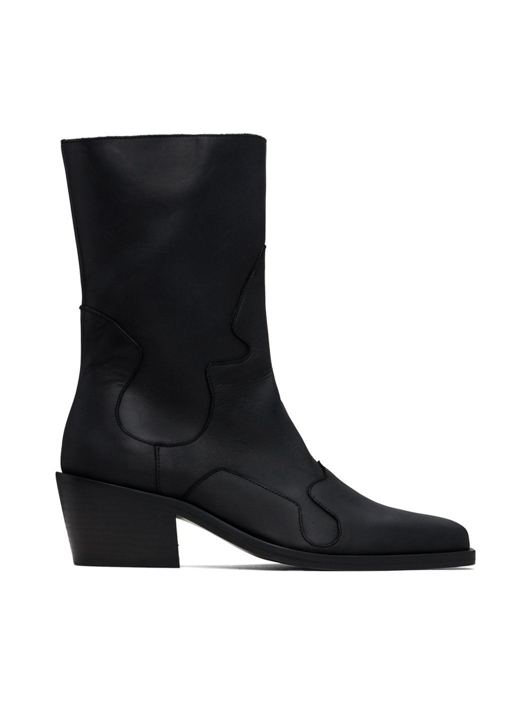 SSENSE Exclusive Black Cowboy Boots - 1