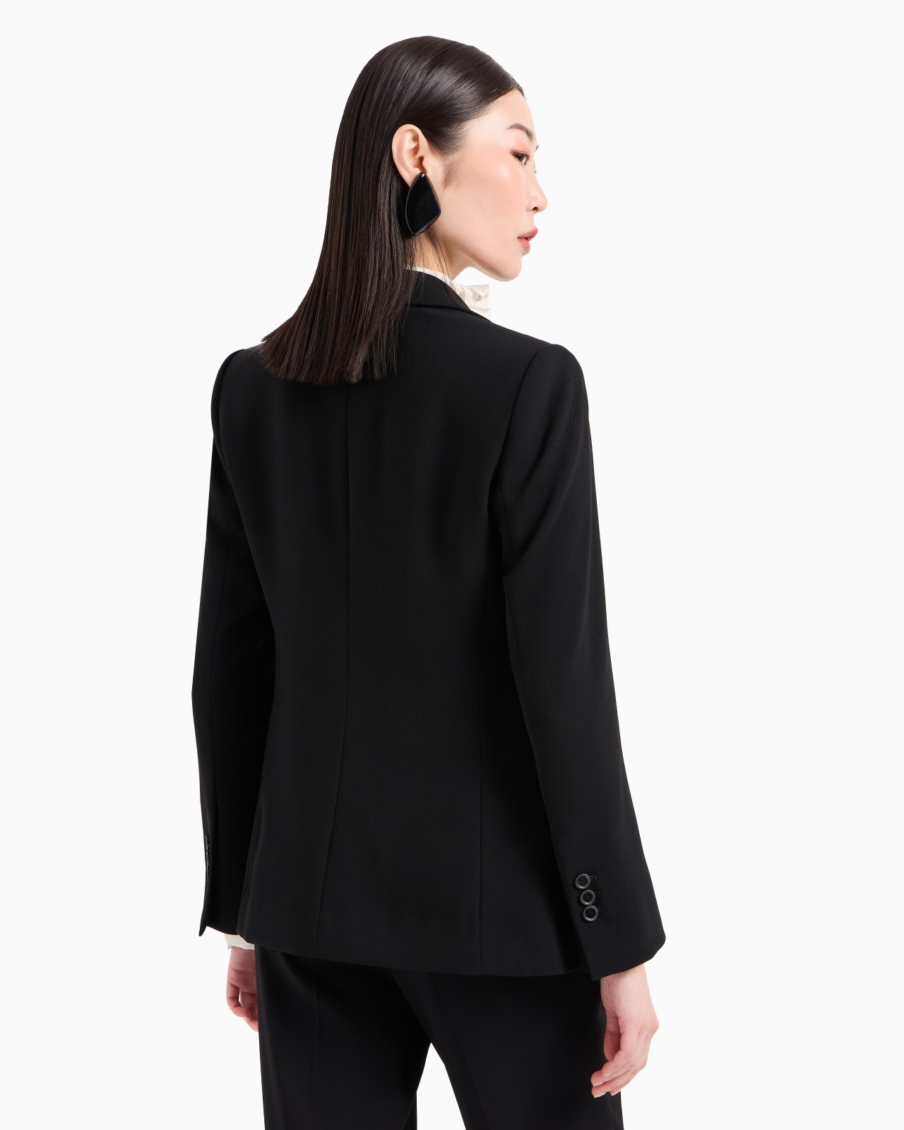 Single-breasted jacket in technical gabardine - 3