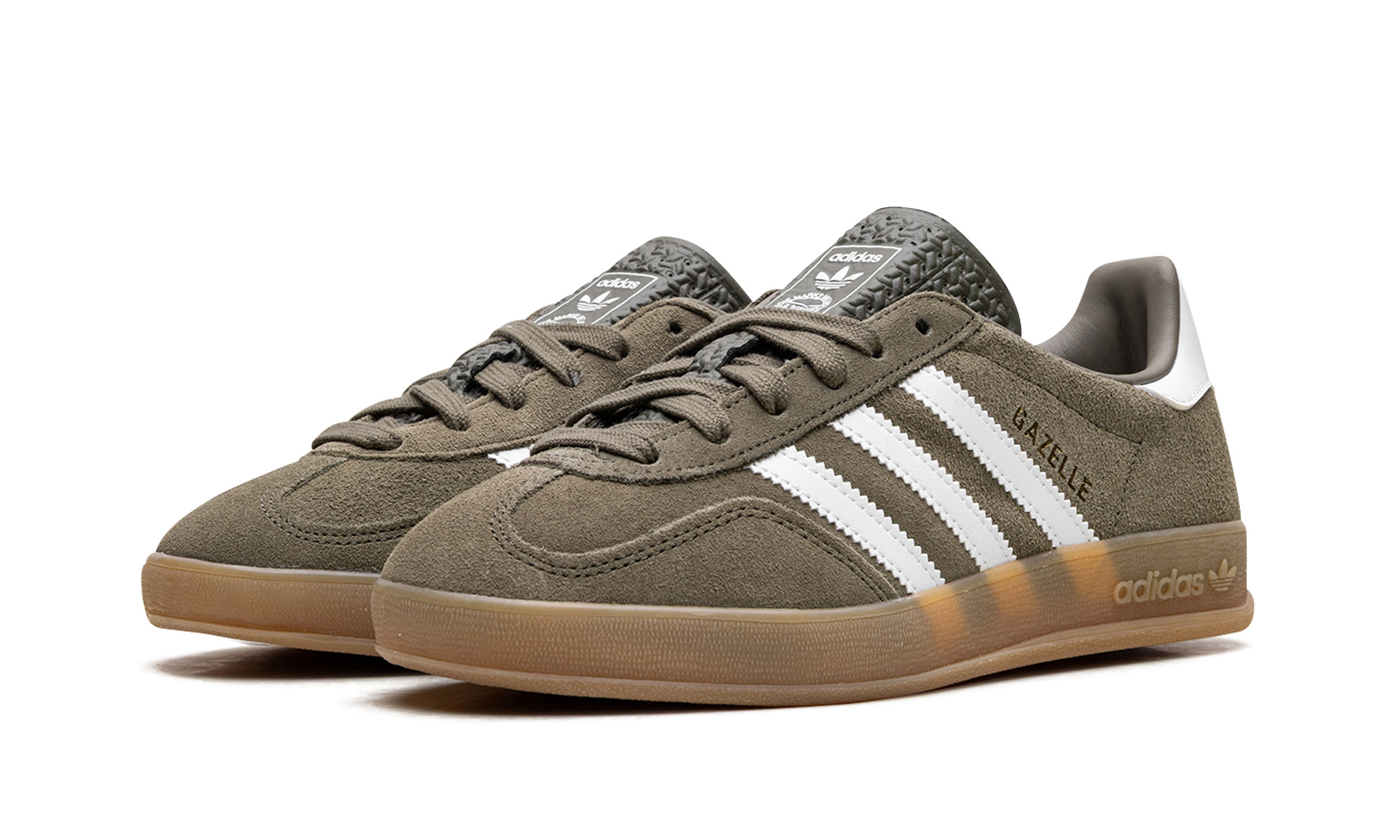 Gazelle Indoor "Olive Strata Cloud White Gum" - 2