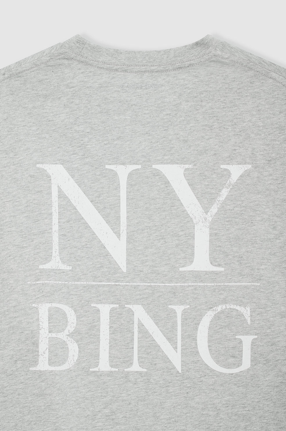 Myers Tee Serif NY - Washed Heather Grey - 5