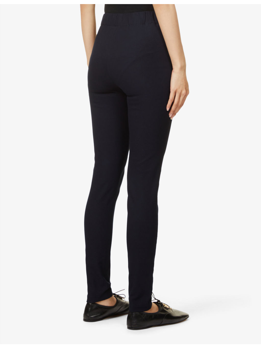 High-rise slim-fit stretch-woven leggings - 4
