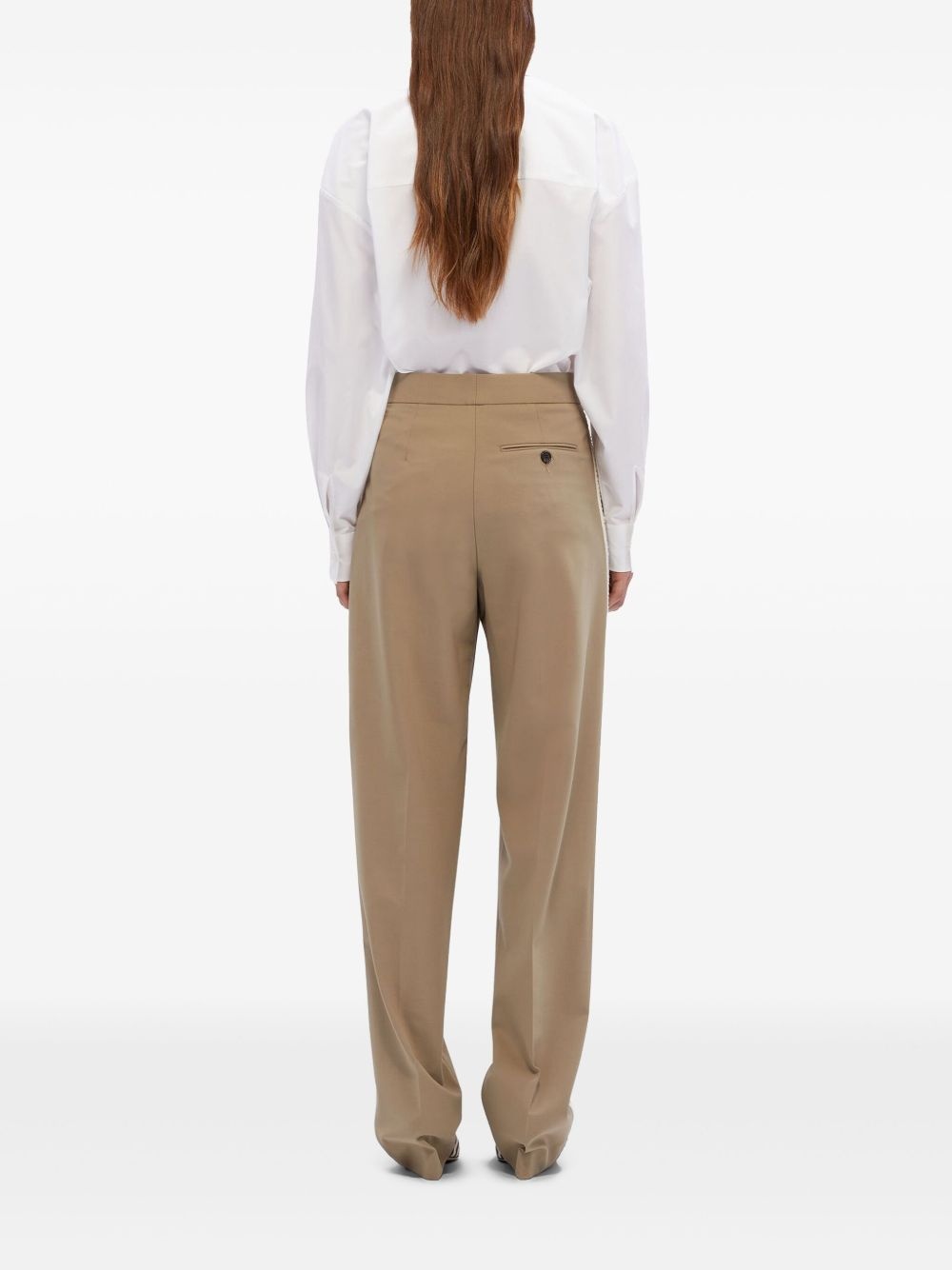 stripe-detail trousers - 4