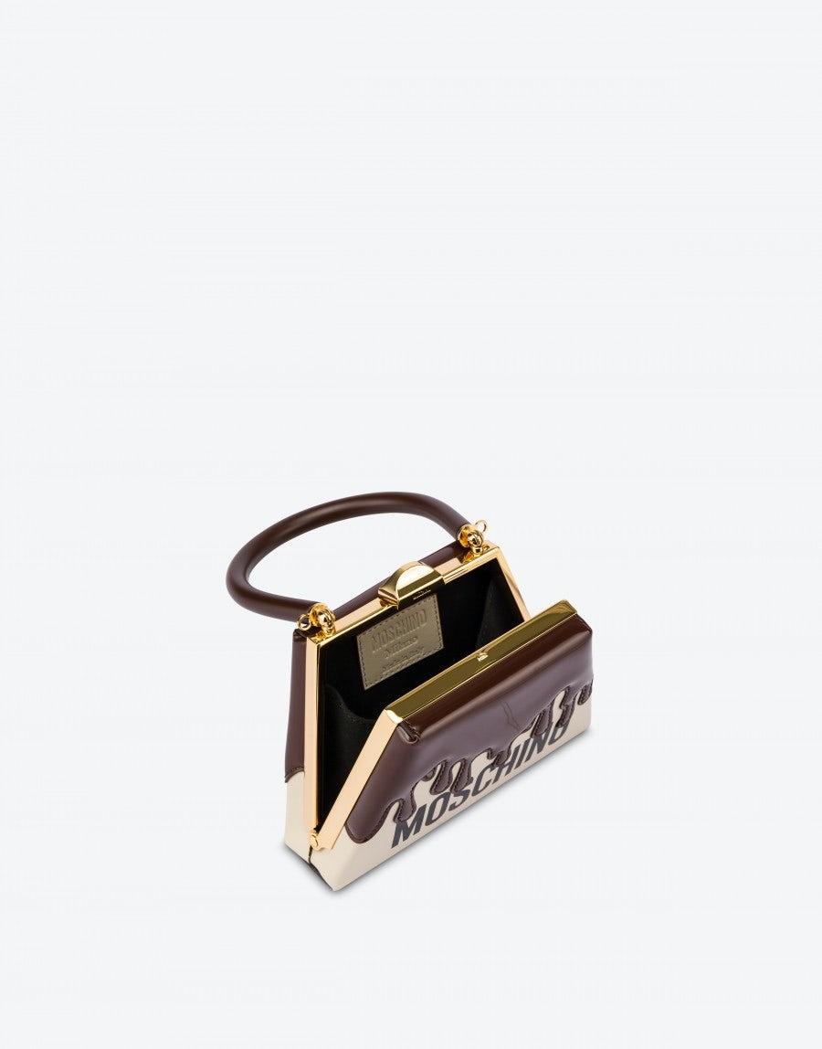 MELTED CHOCOLATE TRAPEZE BAG - 3