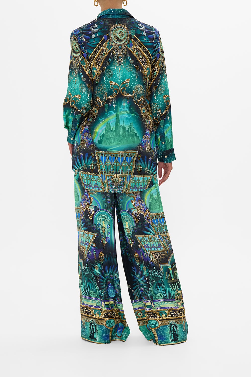 WIDE LEG WAISTED PANT - 3
