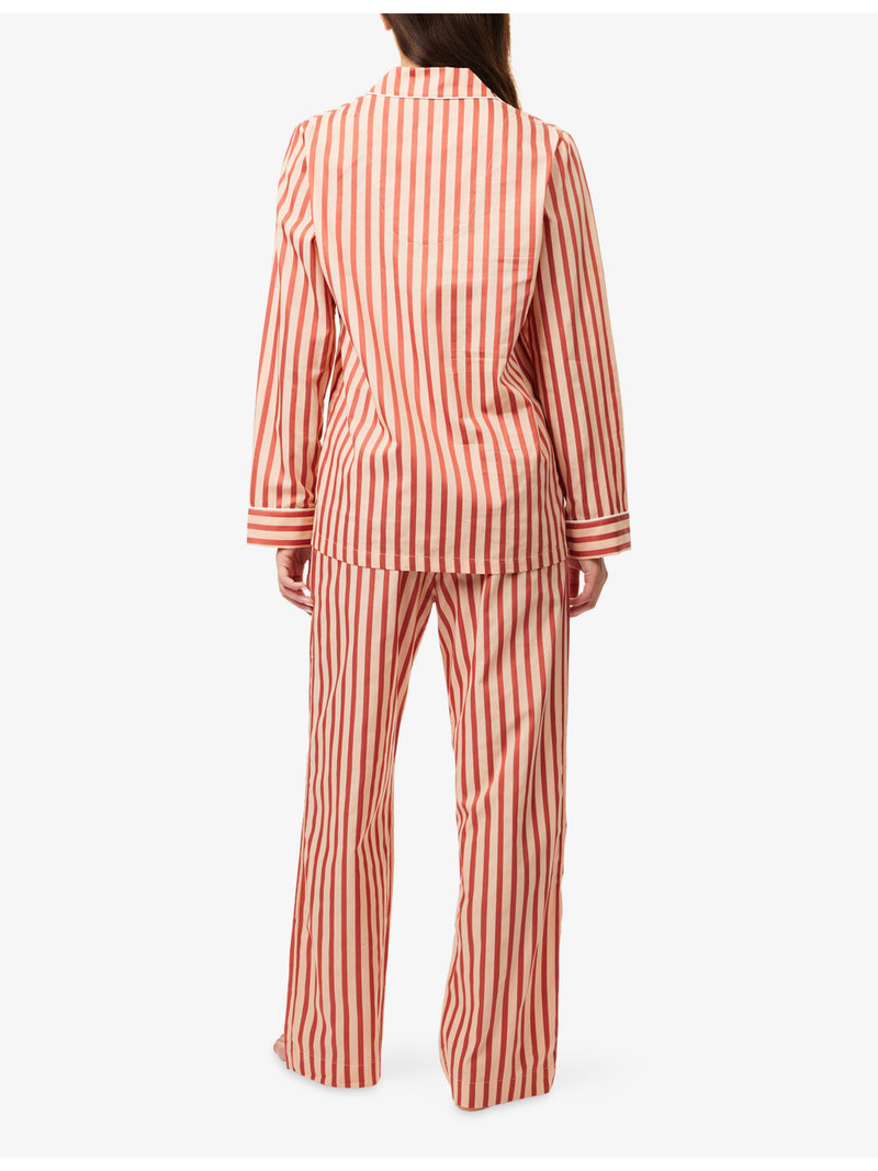 Capri Striped Cotton-Poplin Pyjama Set 3