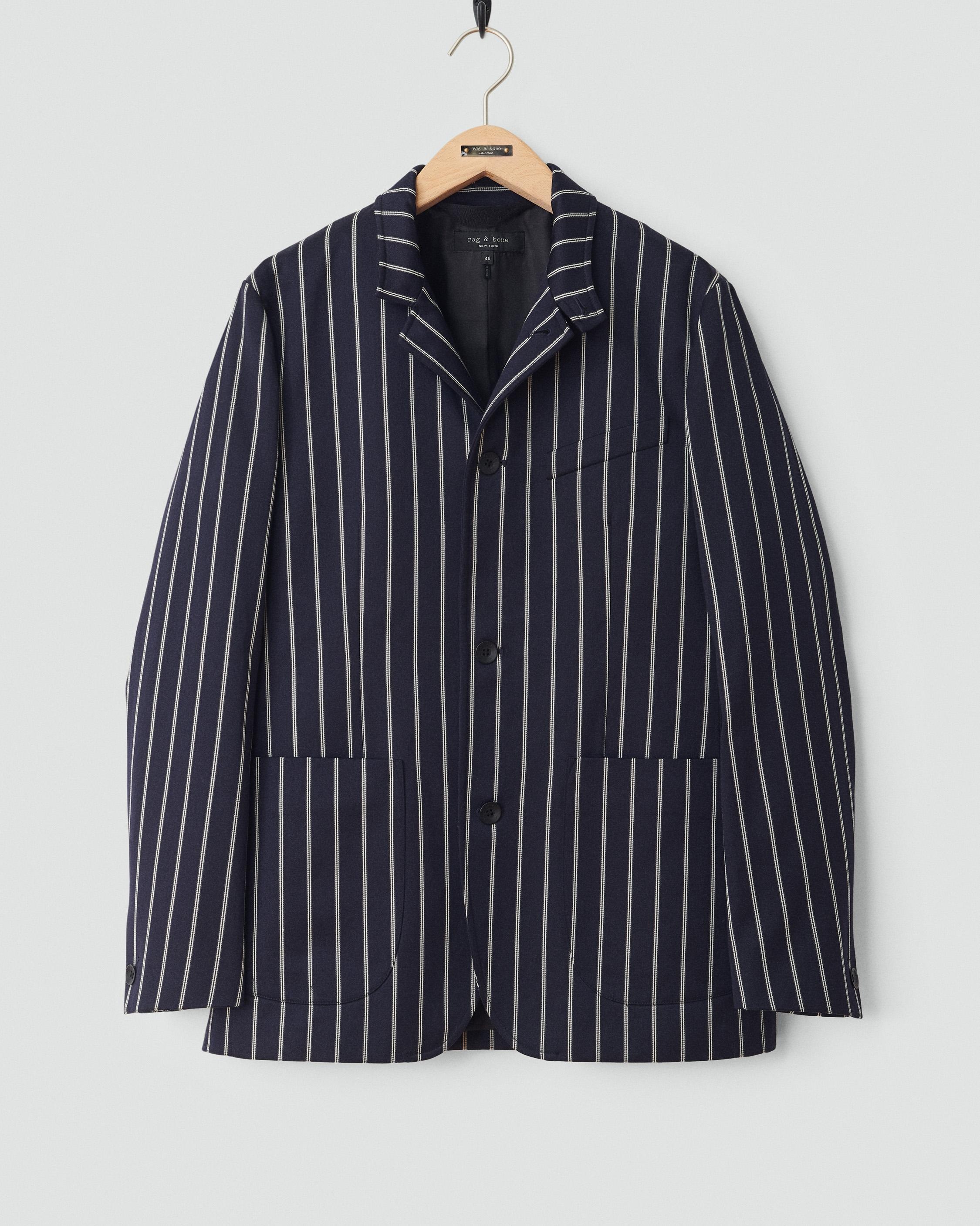 Parker Striped Cotton Wool Blazer
Relaxed Fit - 1
