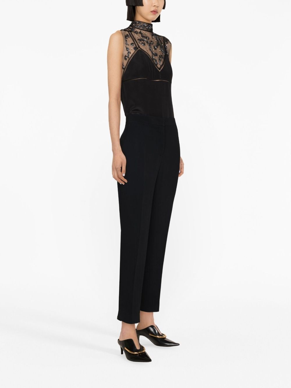 tailored cropped trousers - 4