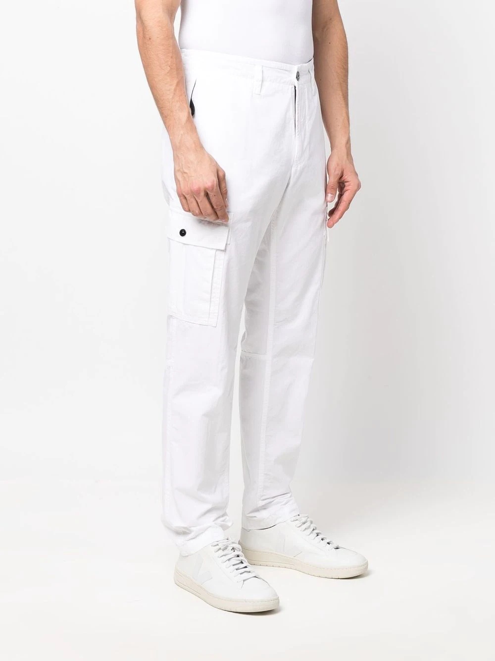 Compass-patch cargo trousers - 3