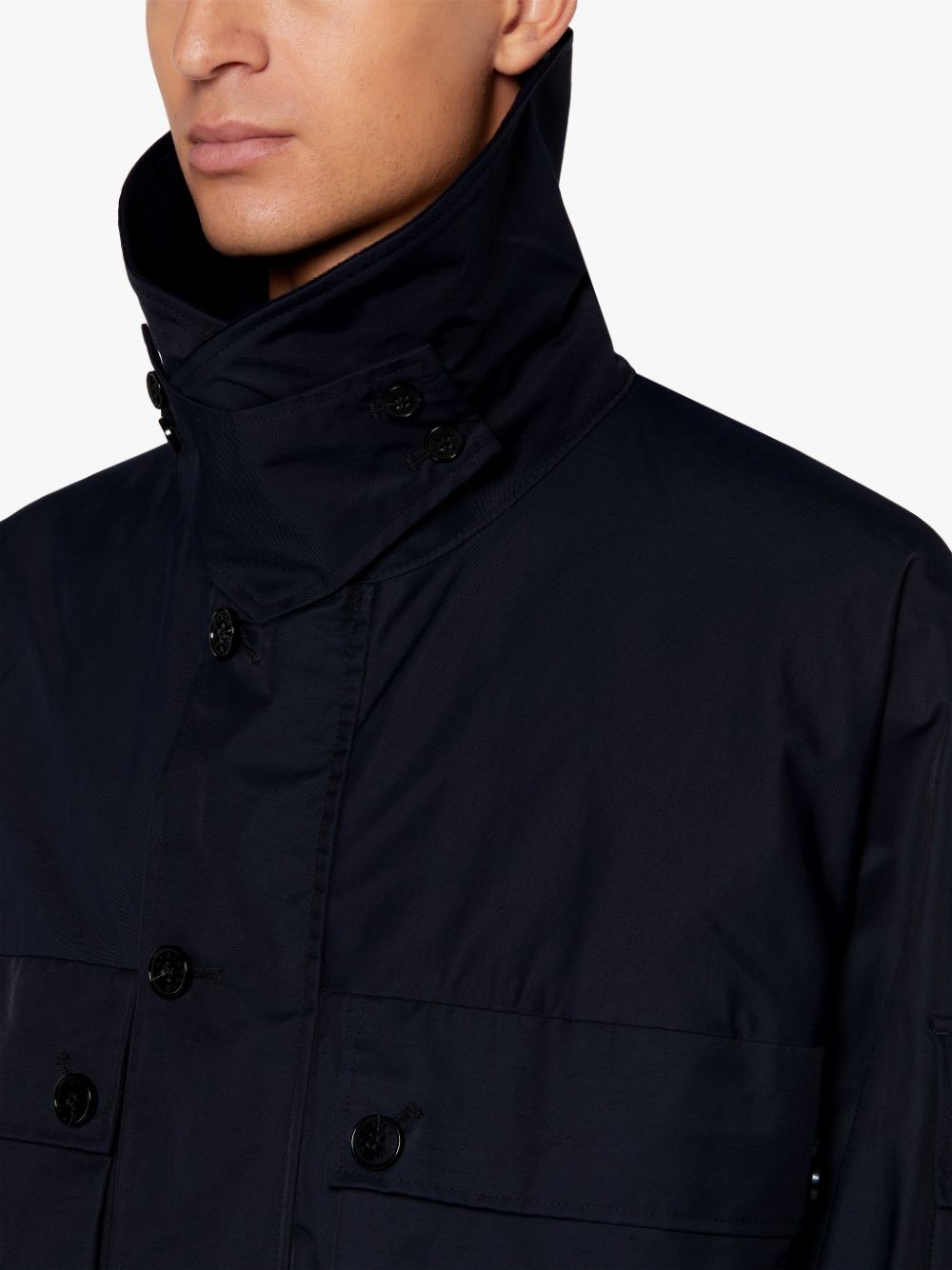 SPRING STREET NAVY COTTON BLEND JACKET | GMM-221 - 5