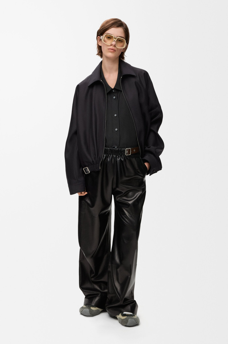 Loewe Belted jacket in wool and silk outlook