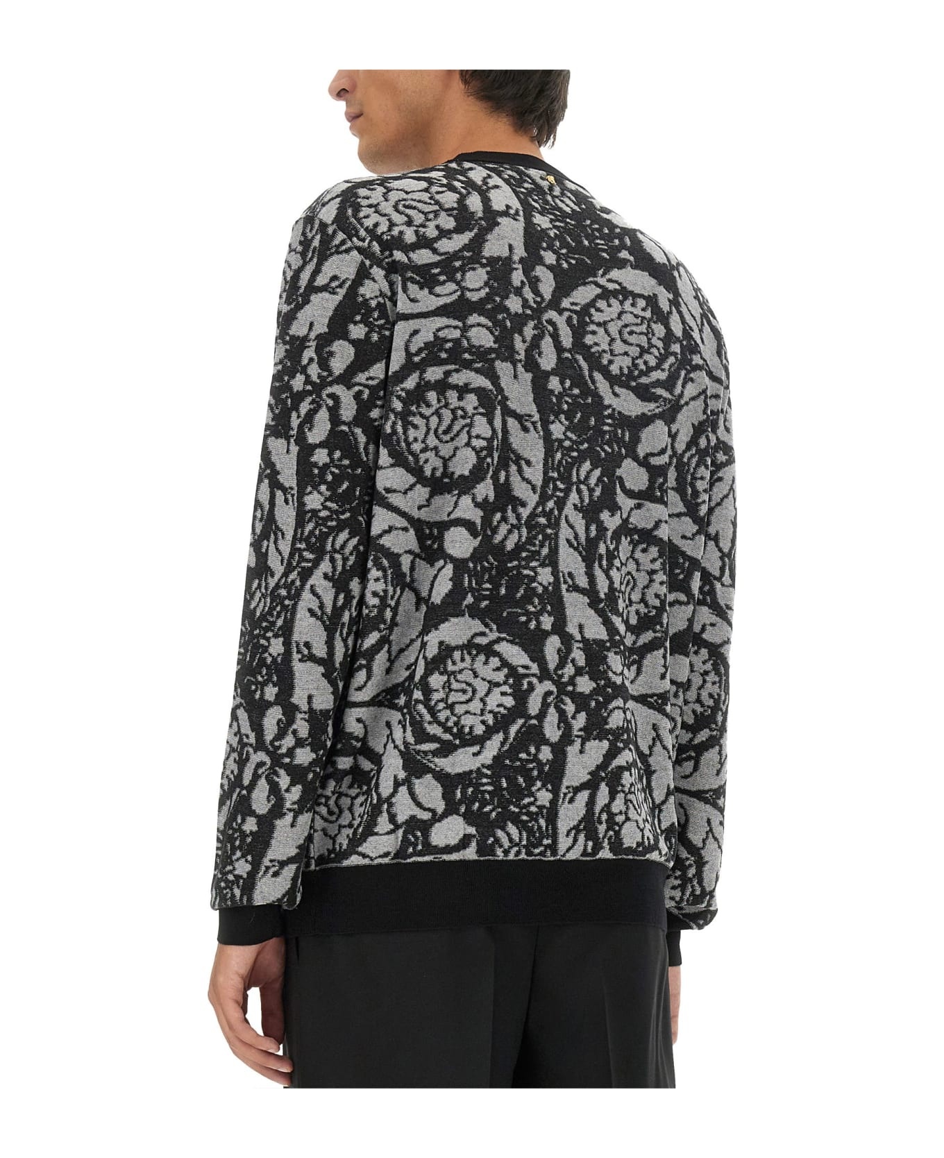 Baroque Motif Sweater - 3