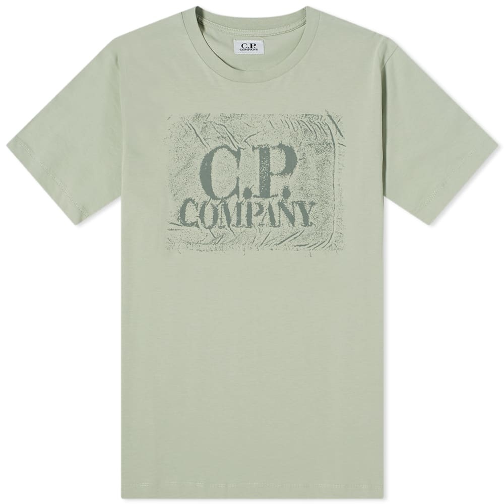 C.P. Company Ink Stamp Logo Tee - 1