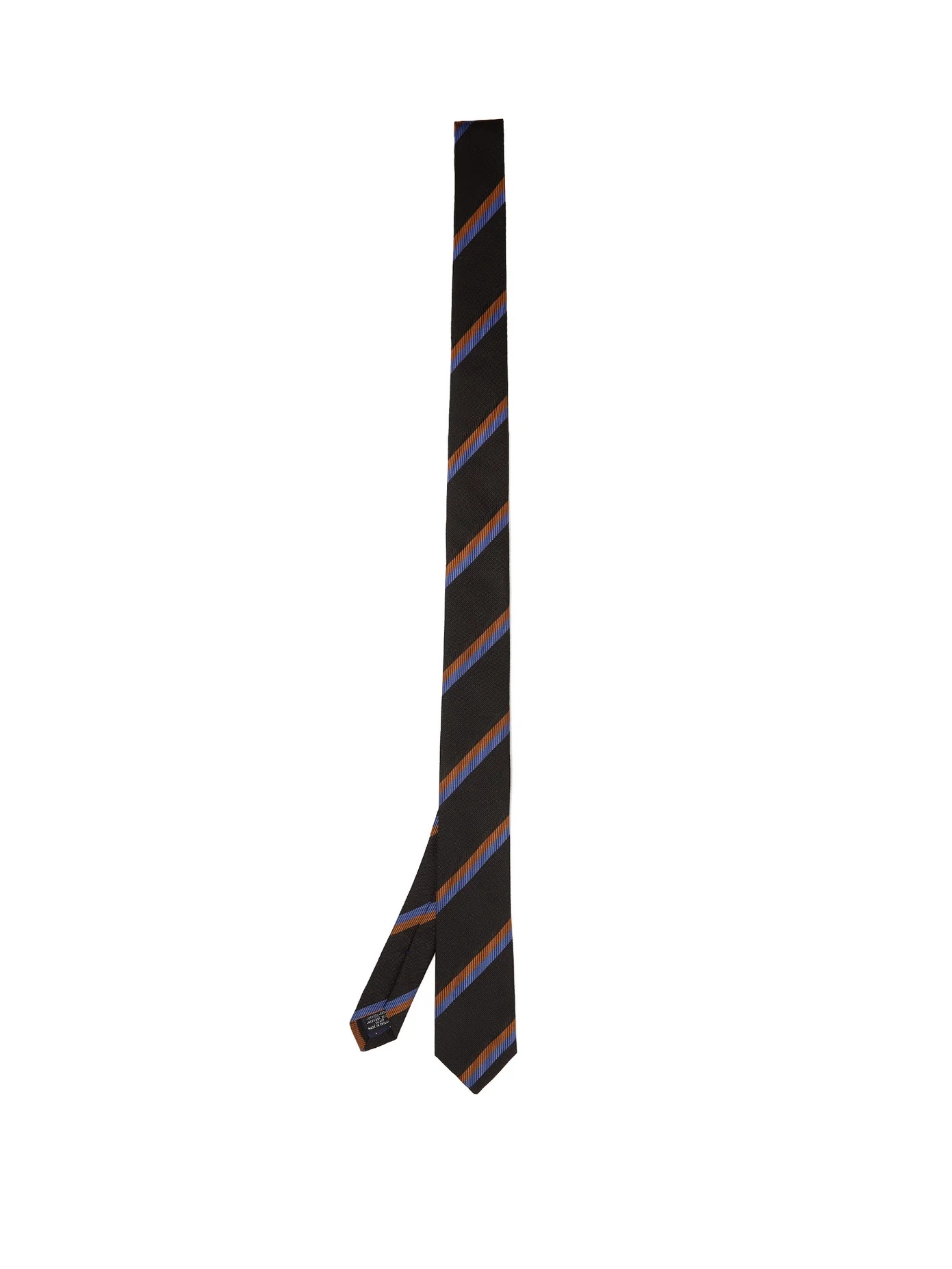 Striped silk-twill tie - 1