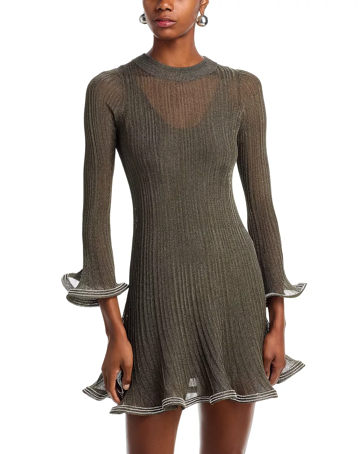 Zelda Long Sleeve Mini Dress - 1
