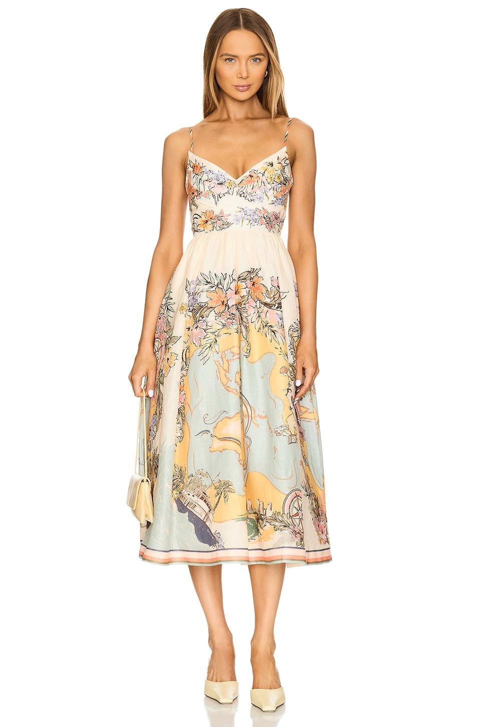 【Zimmermann】TALLOW TUCKED BODICE DRESS タックボディス Zimmermann Tallow Tucked Bodice Dress – LOZURI®