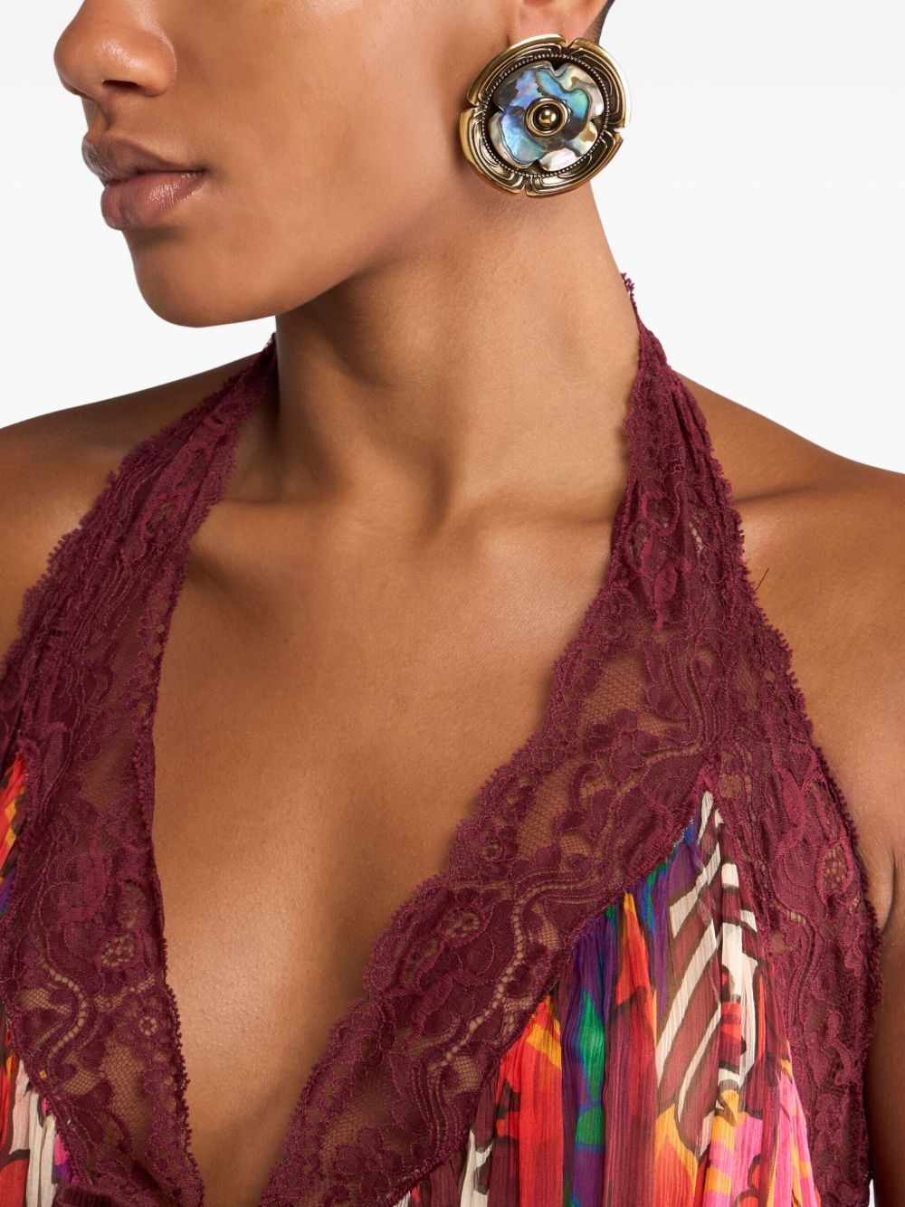 mother-of-pearl earrings - 2