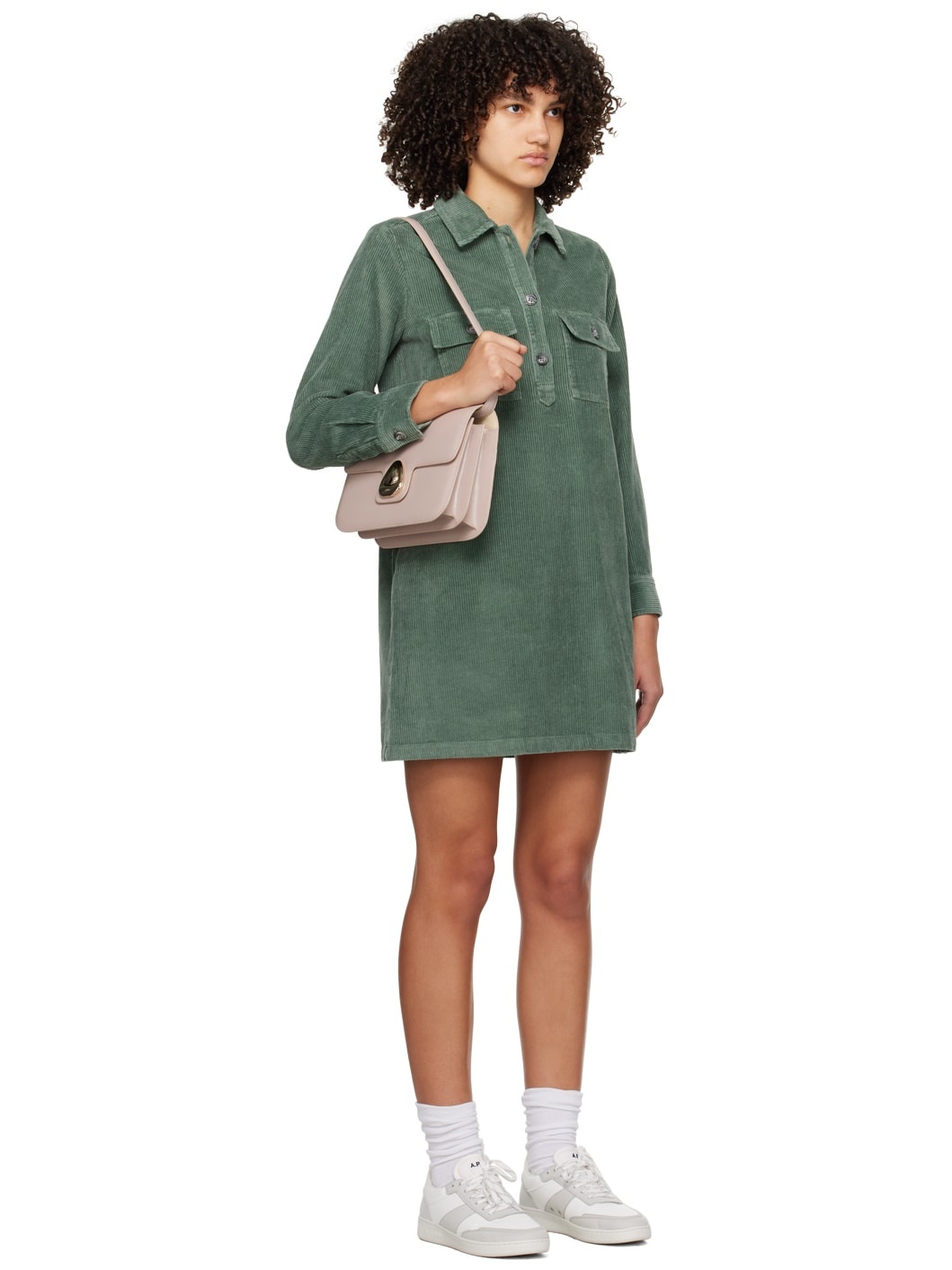 Green Mia Minidress - 2