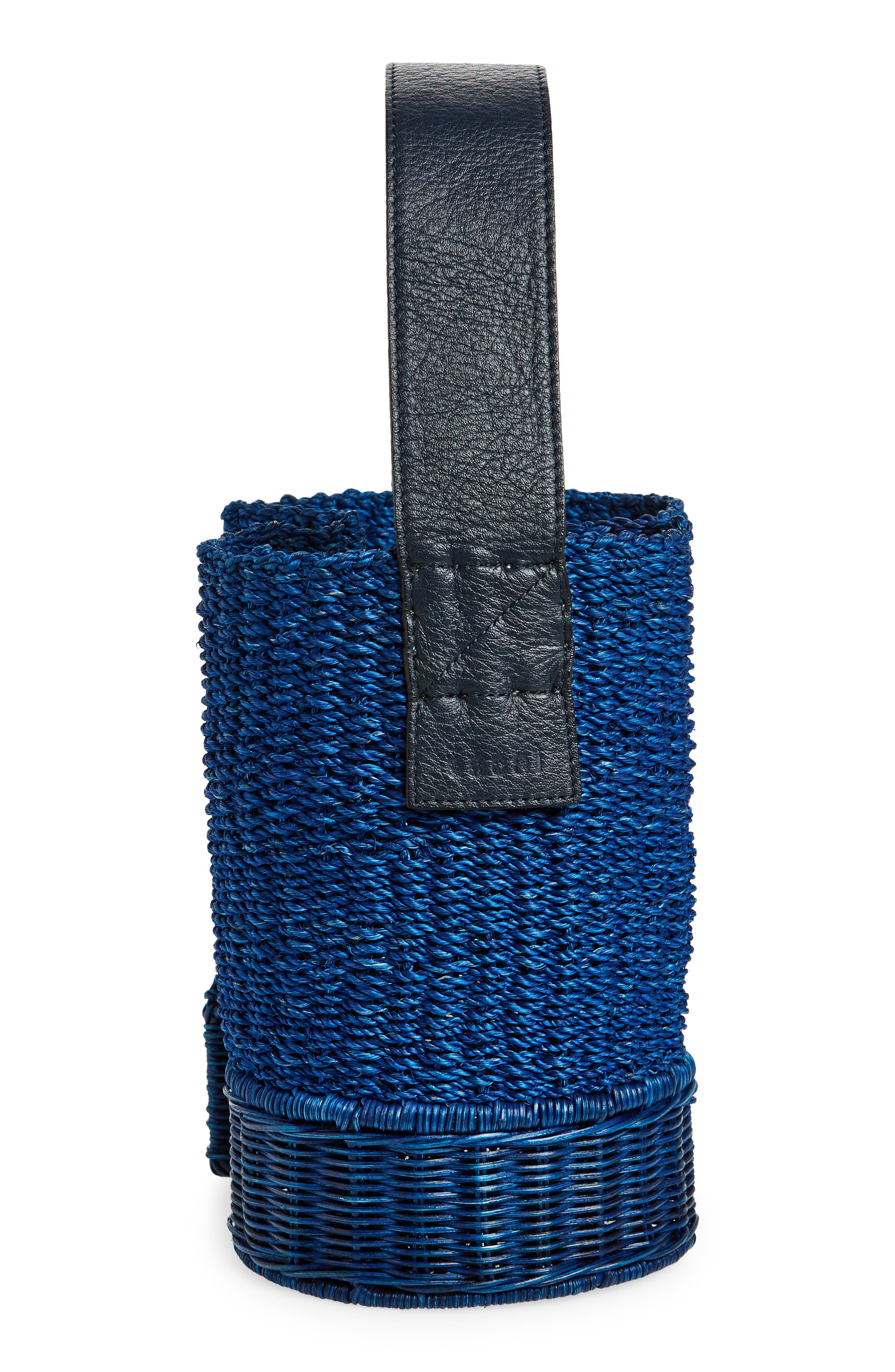 Small S-Basket Woven Raffia - 5