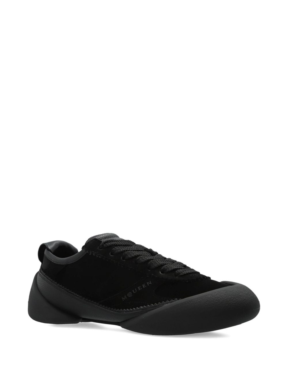 Flexion lace-up suede sneakers - 2