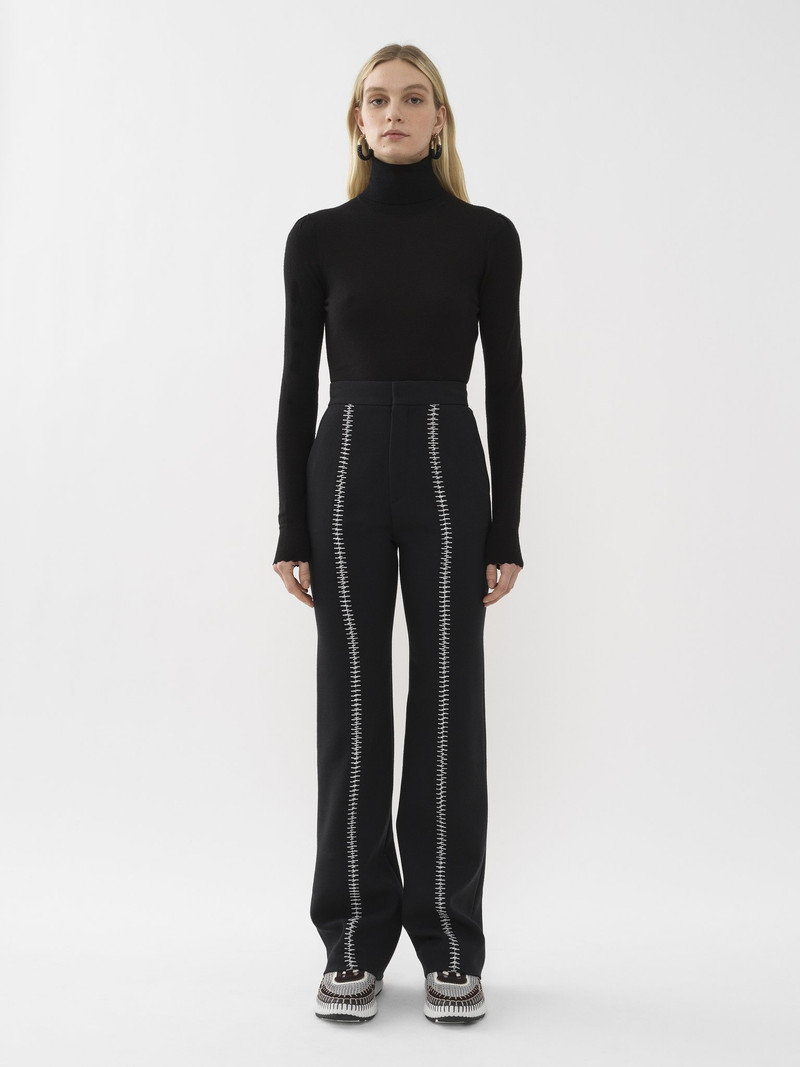Chloé EMBROIDERED PANTS outlook