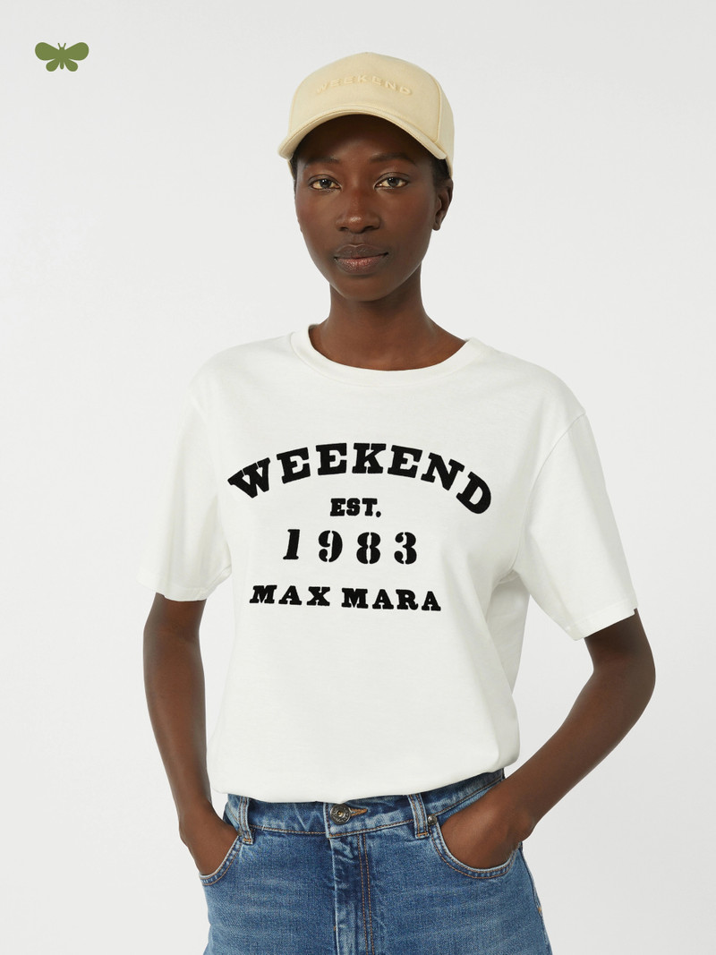 TENUE Cotton T-shirt with graphic print - WHITE 5