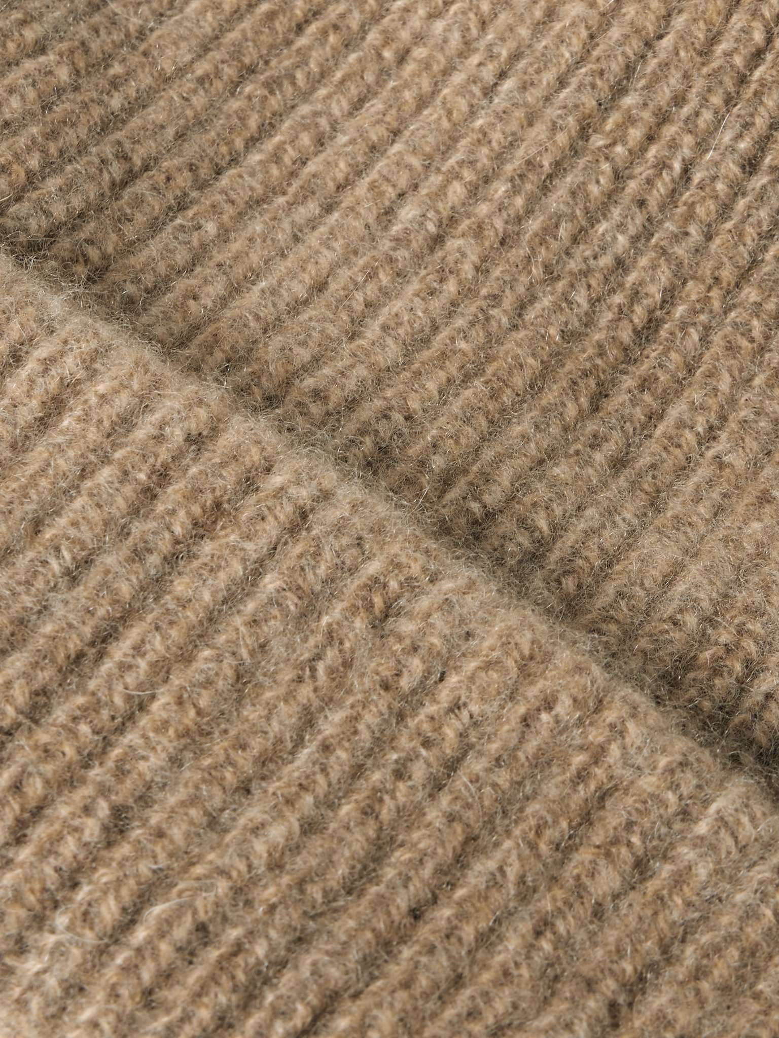 Watchman Ribbed Cashmere Beanie - 3