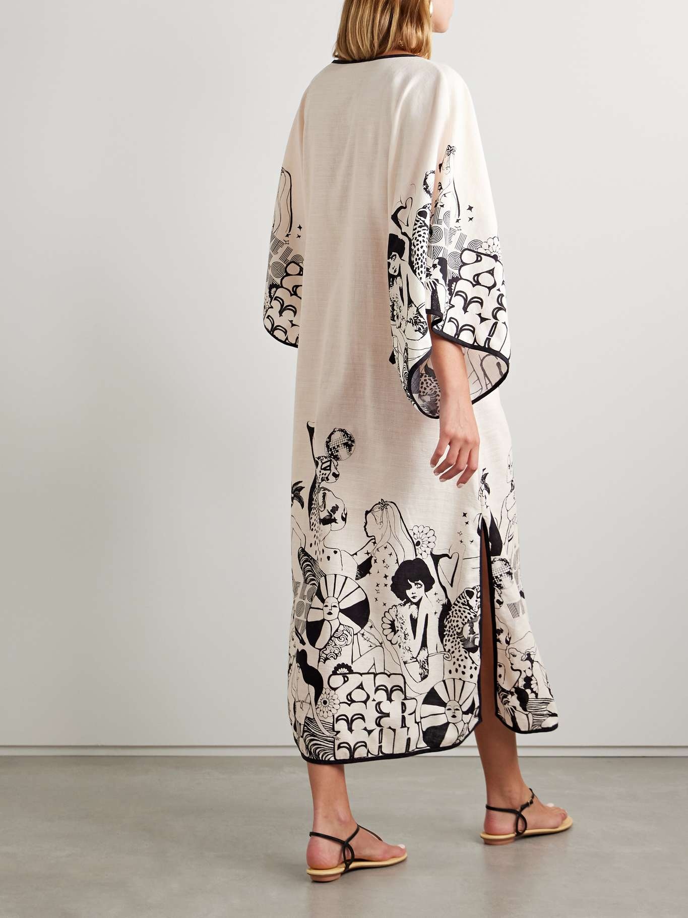 【Zimmermann】Maxine printed cotton-gauze kaftan ZIMMERMANN Maxine printed cotton-gauze kaftan | NET-A-PORTER
