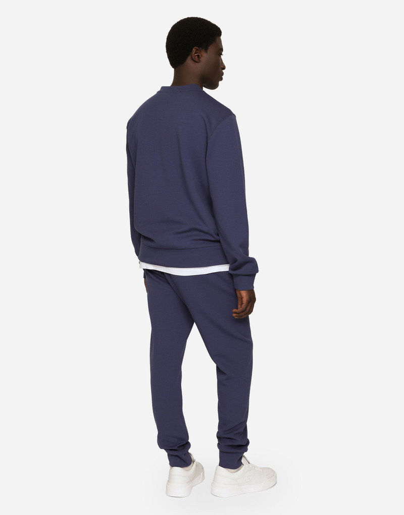 Cotton jersey sweatshirt with embroidery 3