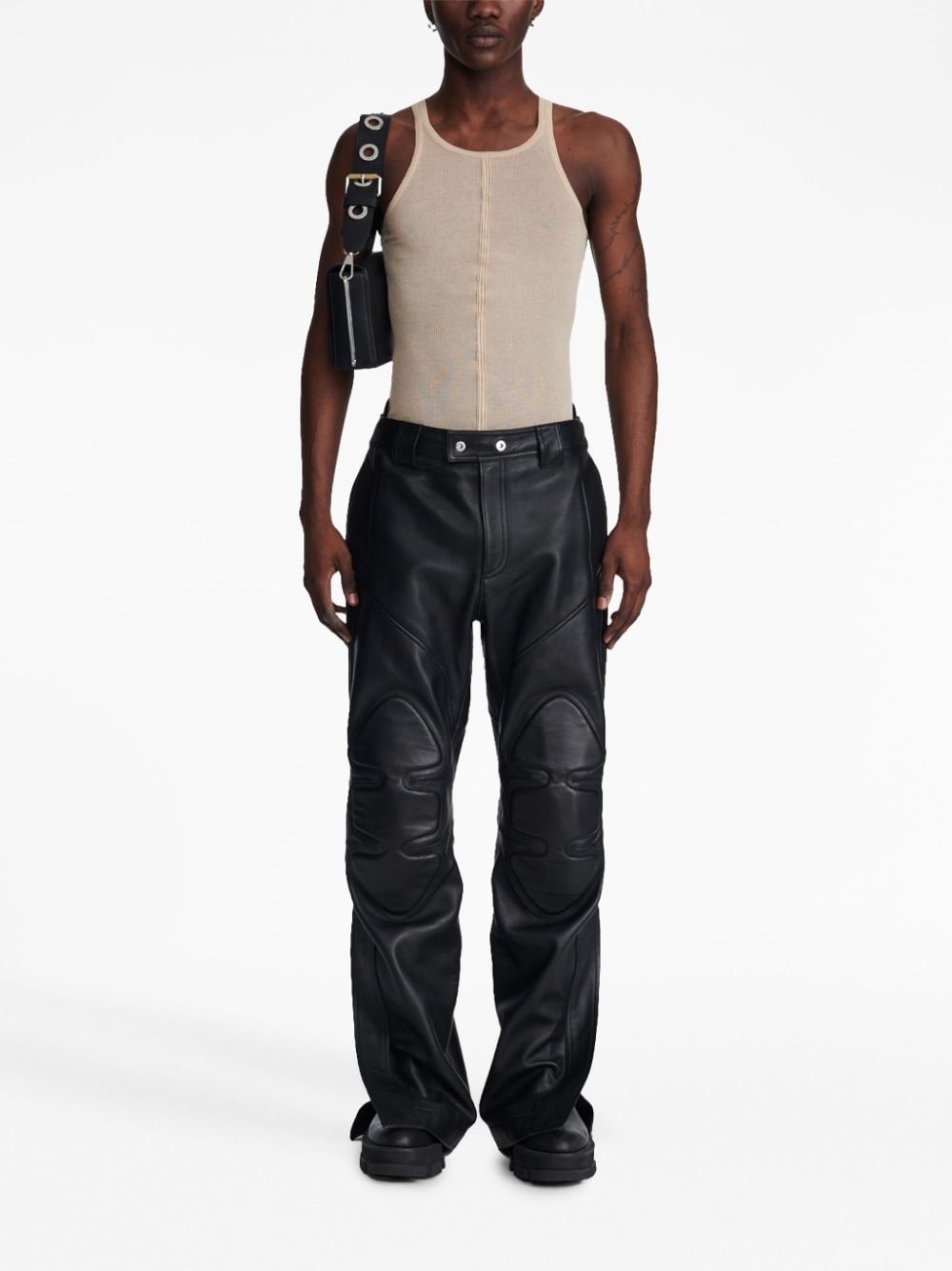 round-neck sleeveless tank top - 3