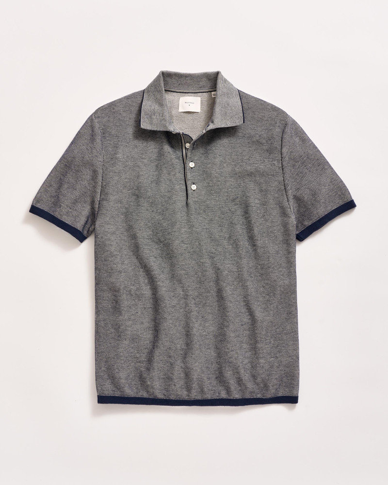 Birdseye Pique Sweater Polo 1