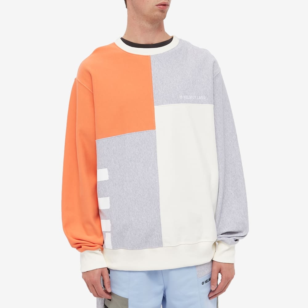 Helmut Lang Patchwork Logo Crew Sweat - 6