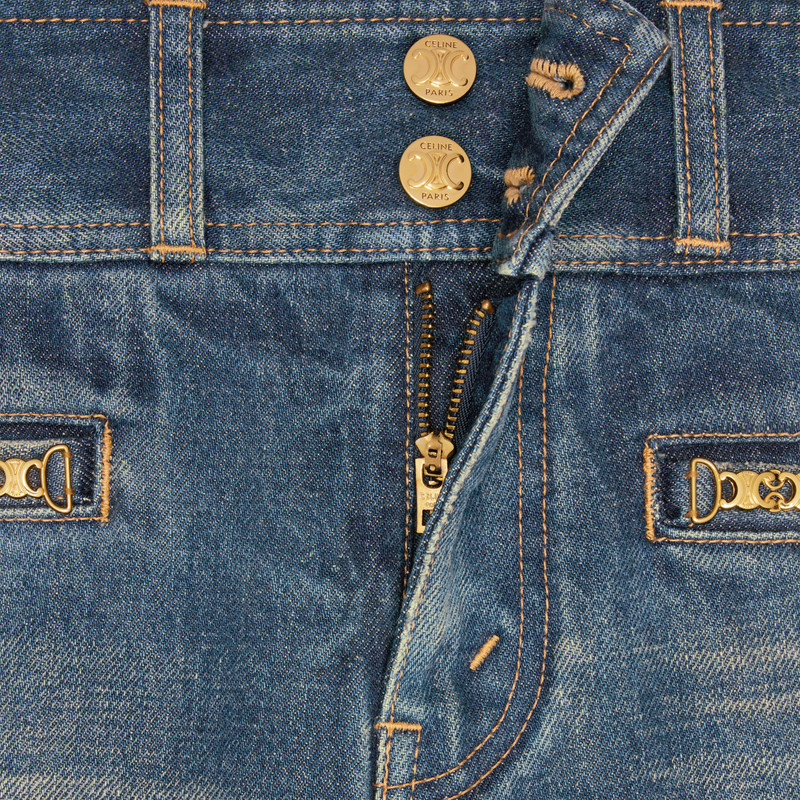 Jane flared jeans in dark union wash denim 4