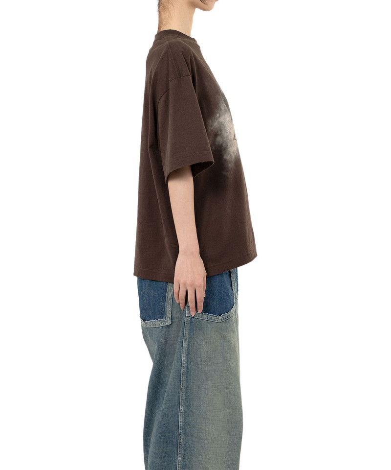 Happy Face Printed Distressed T-shirt 17